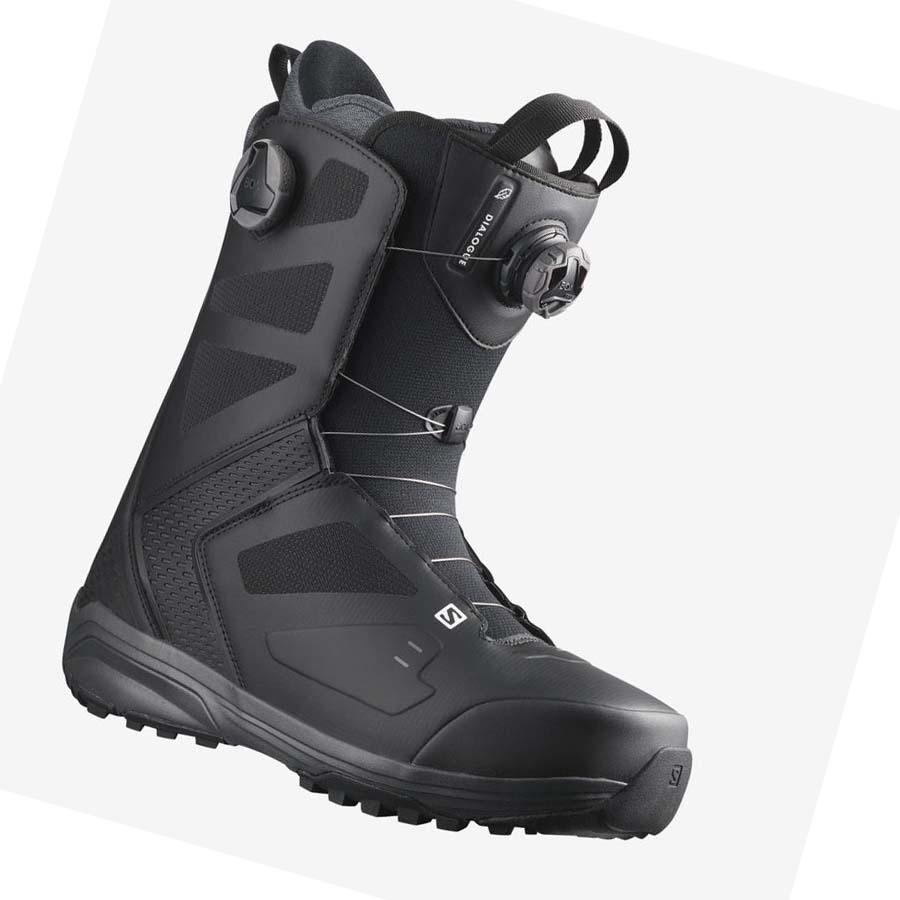 Salomon DIALOGUE DUAL BOA WIDE JP Erkek Kayak Botu Siyah | TR 2863WNB